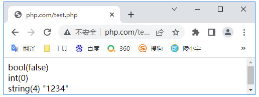 php变量类型转换-强制类型转换